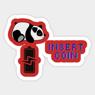 The Panda is Off! Sticker